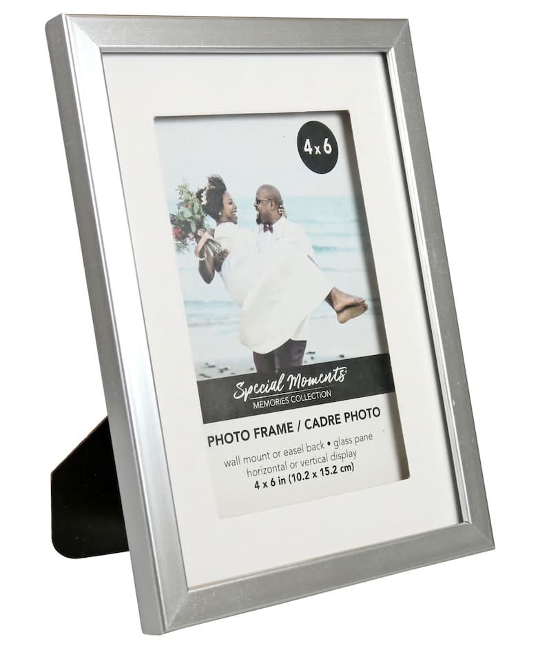 Special Moments Classic Matted Picture Frame, 4x6 in, Silver