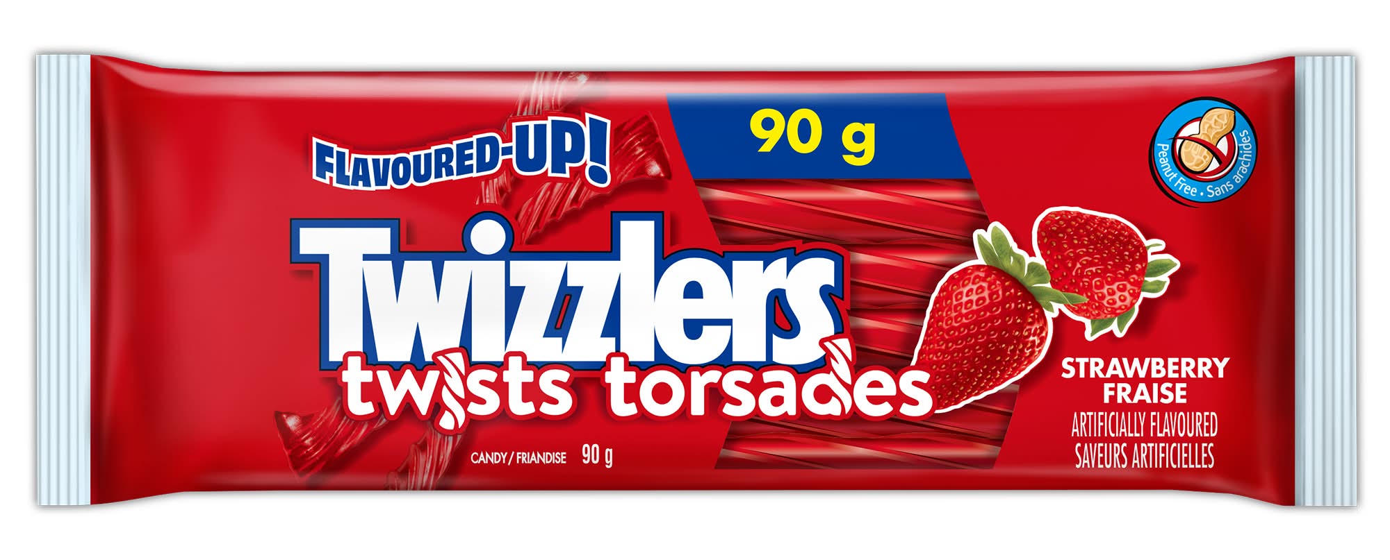 Twizzler's Twists Torsades Candy, Strawberry (90 g)