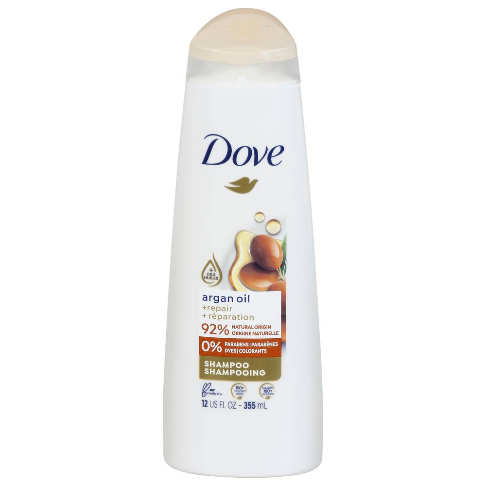 Dove Argan Oil + Repair Shampoo (12 fl oz)