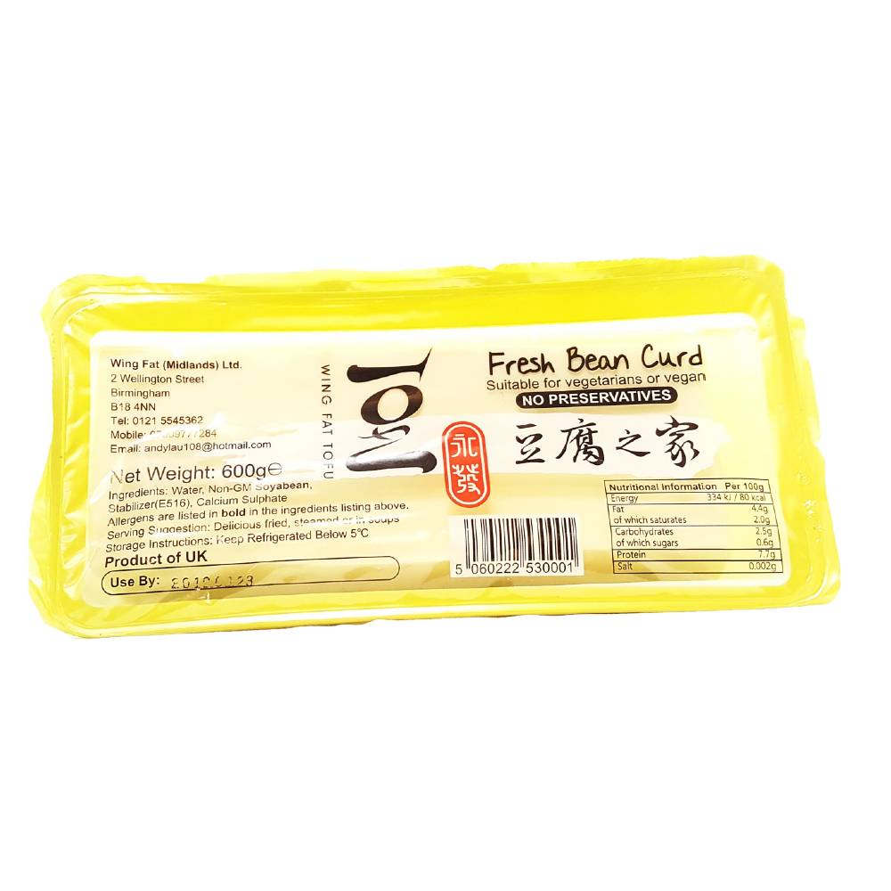 Wing Fat Fresh Tofu
