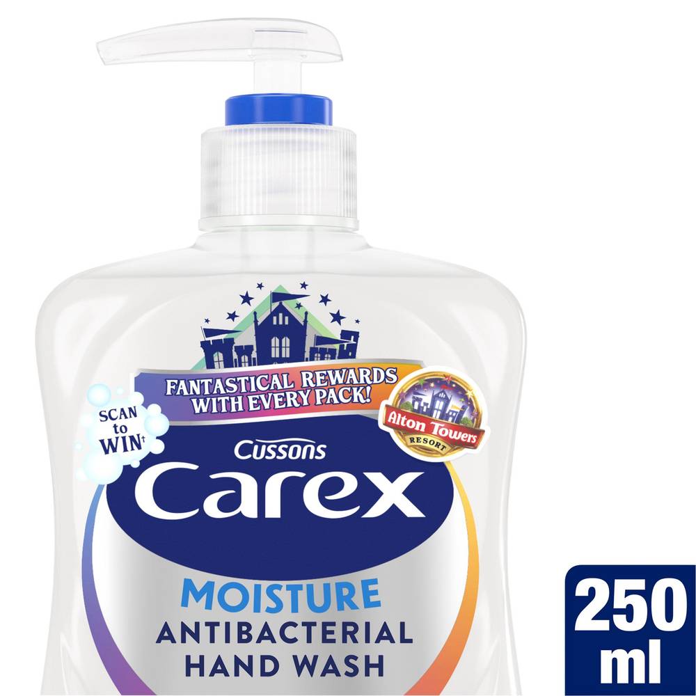 Carex Moisture Plus Antibacterial Handwash 250ml