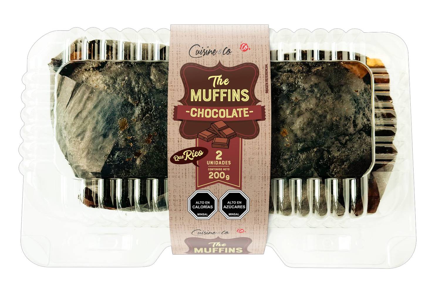Cuisine & Co · Muffins de chocolate (2 un)