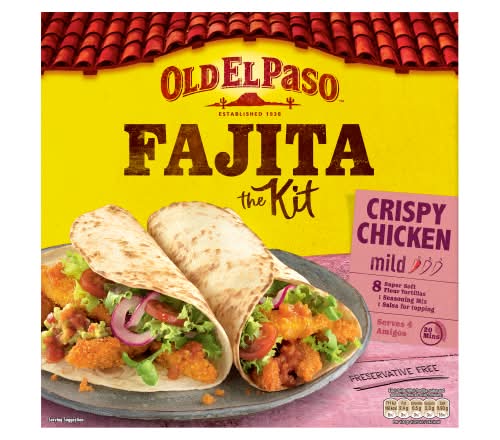 Old El Paso Crispy Chicken Fajita Kit (8 pack)