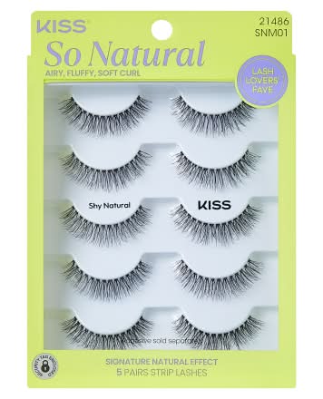 KISS Looks So Natural Shy Eyelashes Multipack (5 ct)