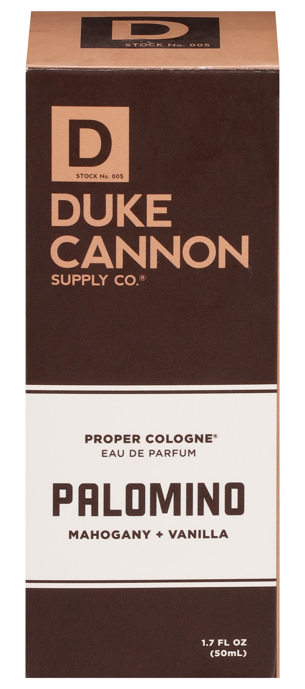 Duke Cannon Palomino Proper Cologne, Mahogany-Vanilla (1.7 fl oz)