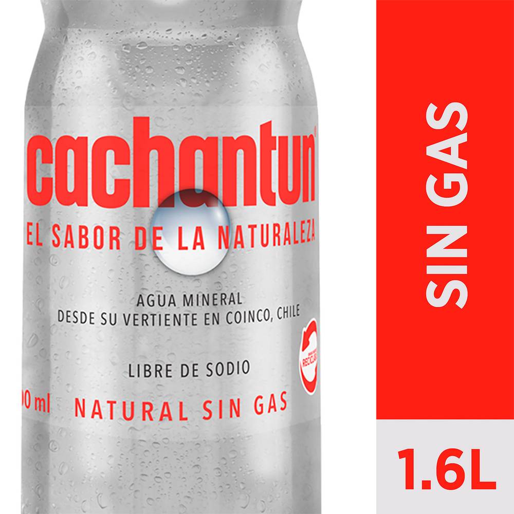 Cachantun agua mineral sin gas (1.6 l)