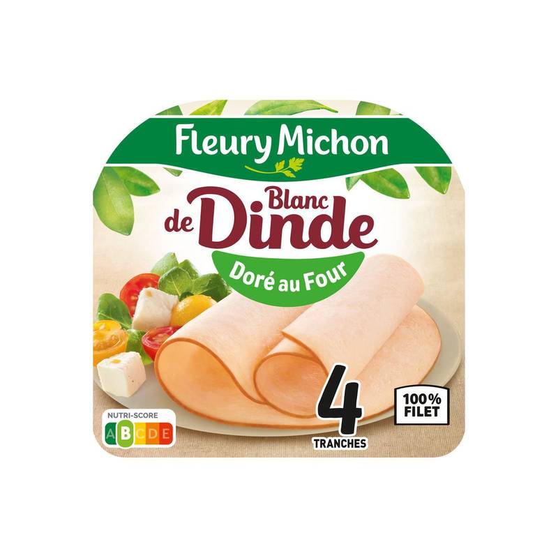 Fleury Michon - Blanc de dinde doré au four (160g)