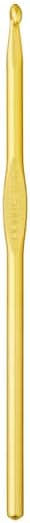 Loops & Threads Anodized Aluminum Crochet Hook, 5 mm, Yellow