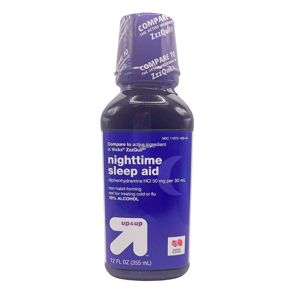 Up&Up Diphenhydramine Hcl Nighttime Sleep Aid Liquid (berry)
