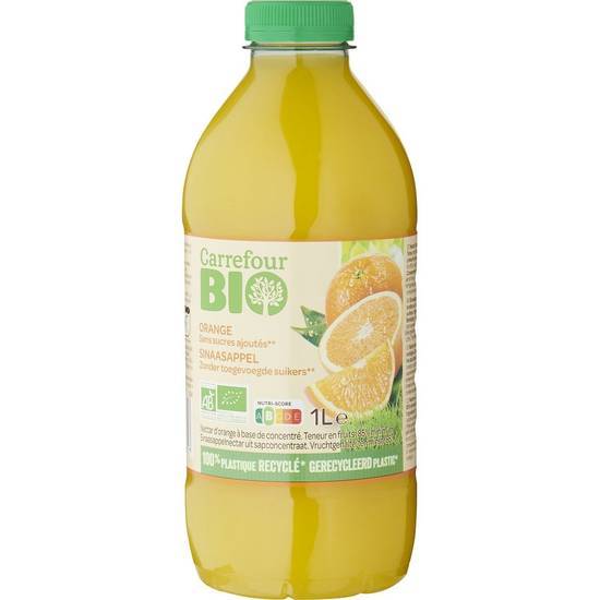 Carrefour Bio - Jus sans sucres ajoutés (1 L) (orange)
