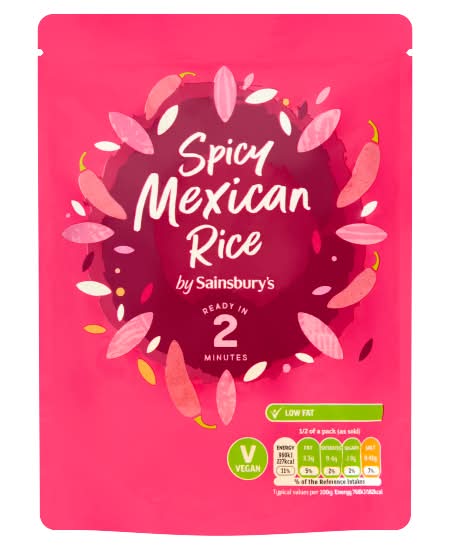 Sainsbury's Spicy Mexican Rice (250g)