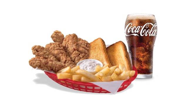 Chicken Strip Basket 6pc with Beverage