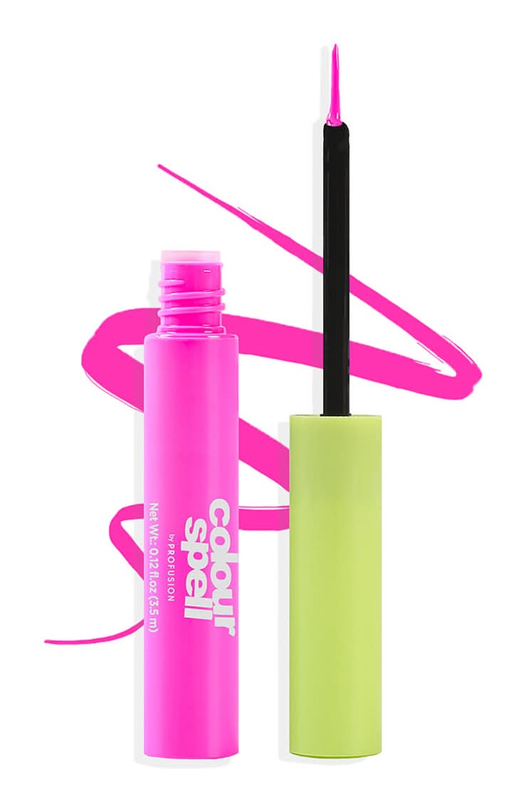 Profusion Cosmetics Colour Spell Precise Neon Liner, Pink (0.12 fl oz)