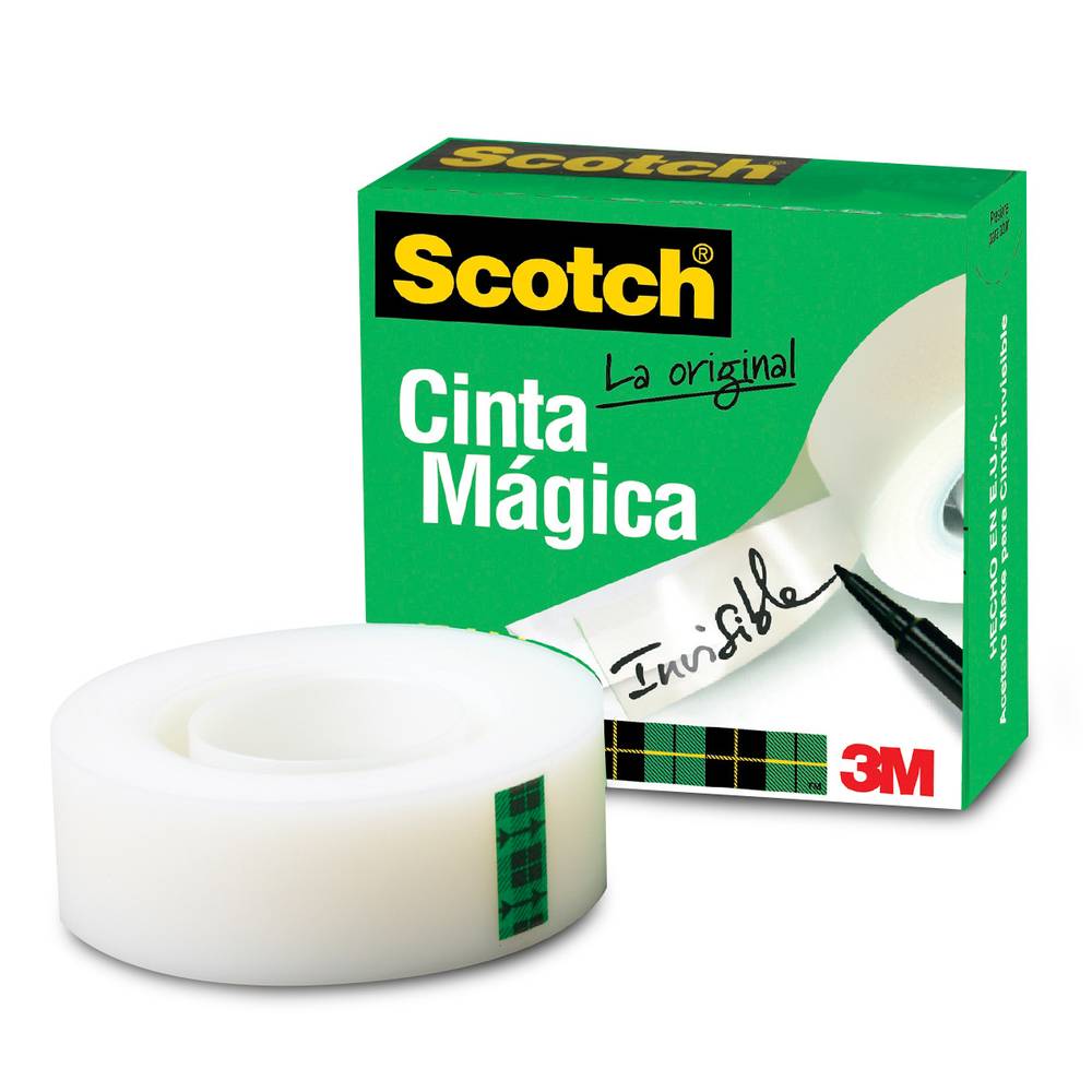 Scotch 3m cinta mágica (caja 1 pieza)