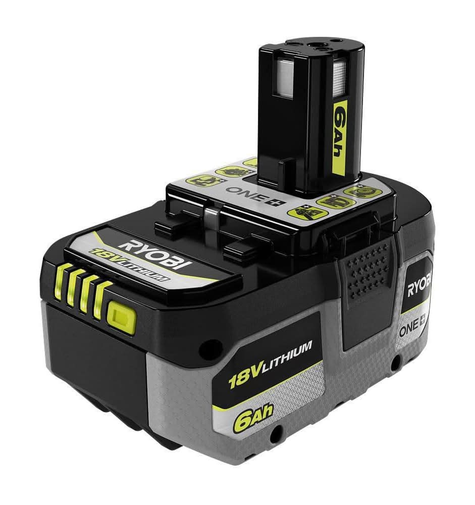 Ryobi One+ 18V Lithium 6.0 Ah Battery