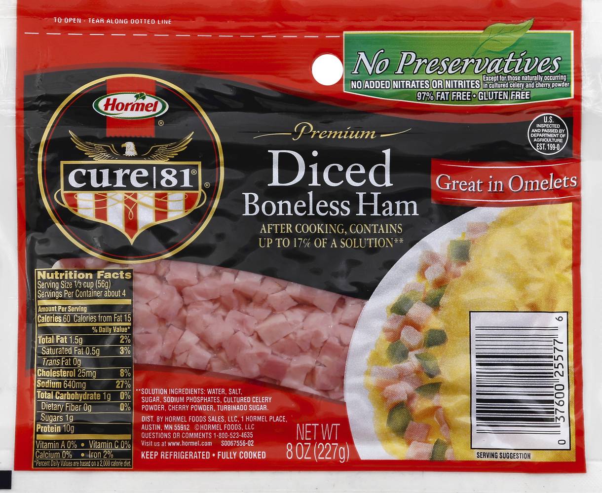 Hormel Diced Boneless Ham (8 oz)