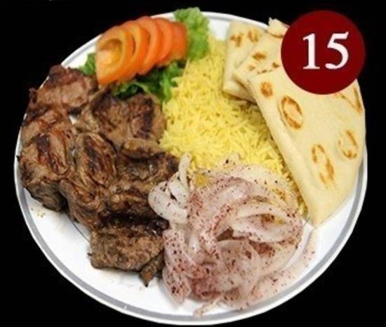 Beef Souvlaki Plate