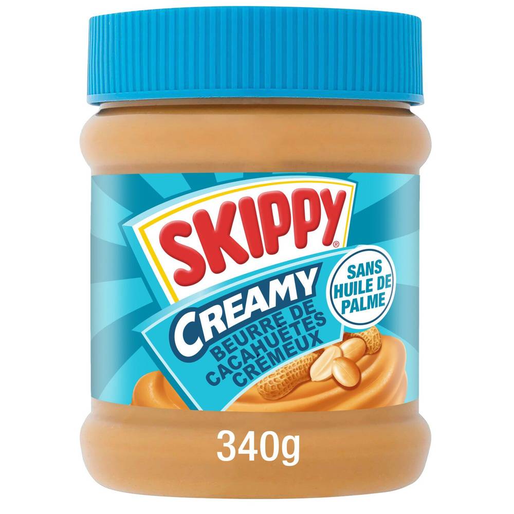 Beurre de cacahuètes crémeux SKIPPY - le pot de 340 g