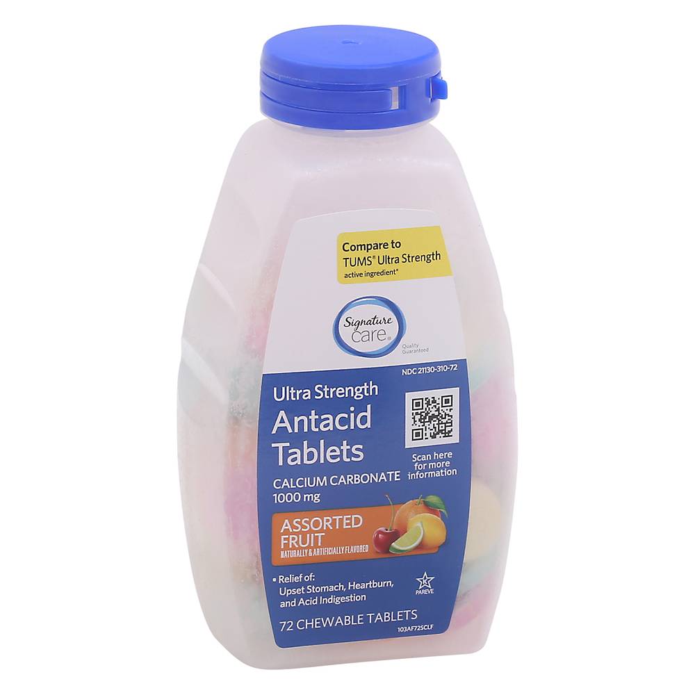 Signature Care Ultra Strength Assorted Fruit Antacid Tablets (6.7 oz)