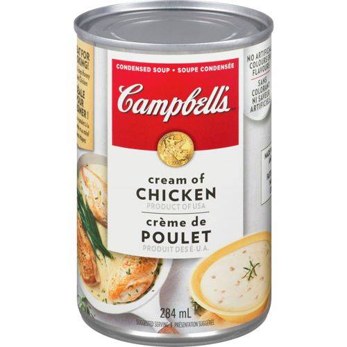 Campbell's crème de poulet (284 ml) - cream of chicken condensed soup (284 ml)