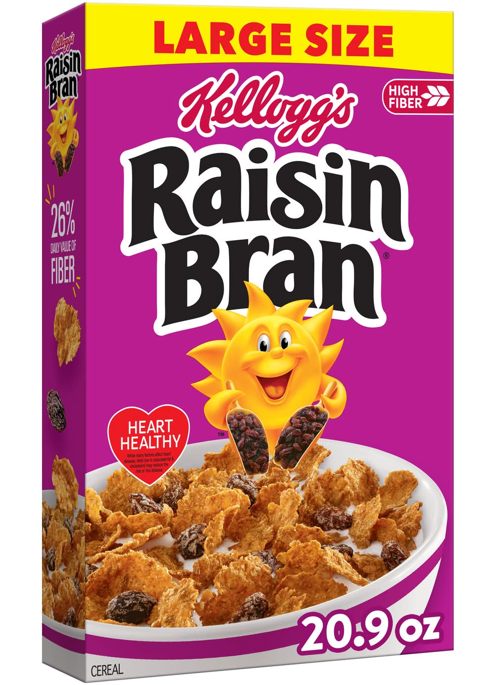 Rice Krispies Raisin Bran Breakfast Cereal Original, L (20.9 oz)
