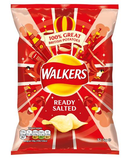 Walkers Crisps Ready Salted (32.5G)