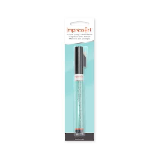 ImpressArt Stamp Enamel Marker, Black