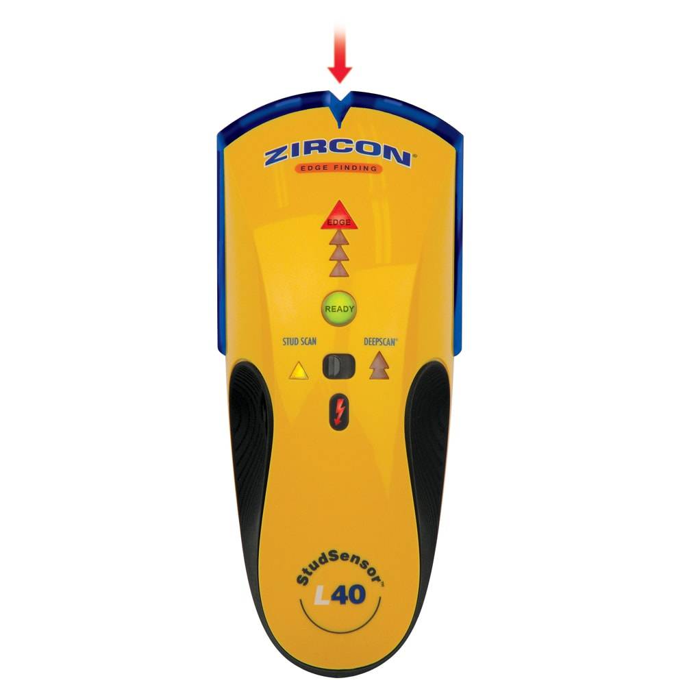 Zircon Stud Finder with WireWarning 1.5-in Scan Depth - Wood and Metal Stud Detection | 66711