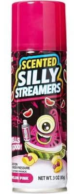 Scentos Scented Silly Streamers Party Decoration, Watermelon Pink (3 oz)