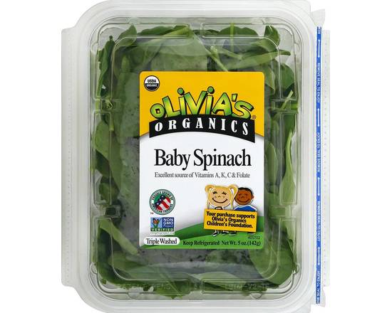 Olivia's · Baby Spinach (5 oz)