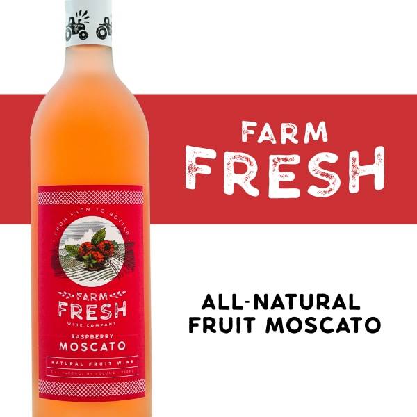 Farm Fresh Raspberry Moscato, 750 ML