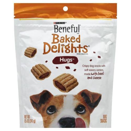 Beneful Dog Treats, Baked Delights Hugs With Real Beef & Cheese