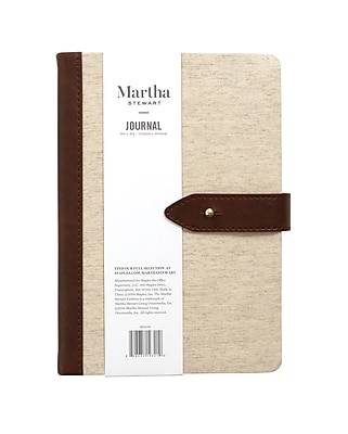 Martha Stewart Linen Journal with Tab (MS101M)