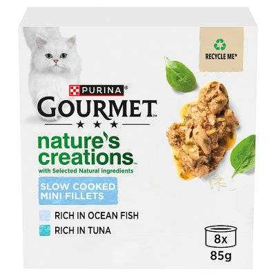 Purina Gourmet Nature's Creation Mini Fillets Cat Food (8 ct)