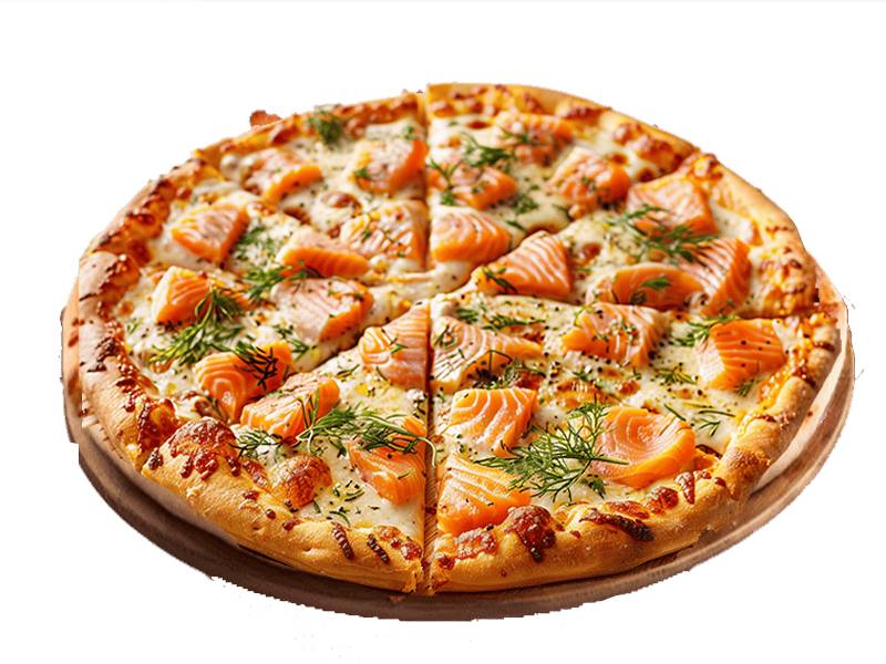 Pizza saumon