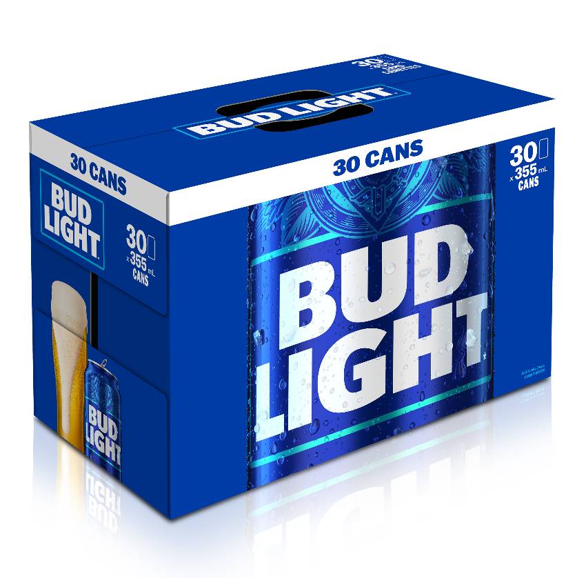 Bud Light  (30 Cans, 355ml)
