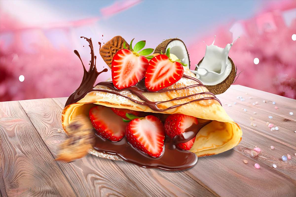 Composez votre crêpe sucrée