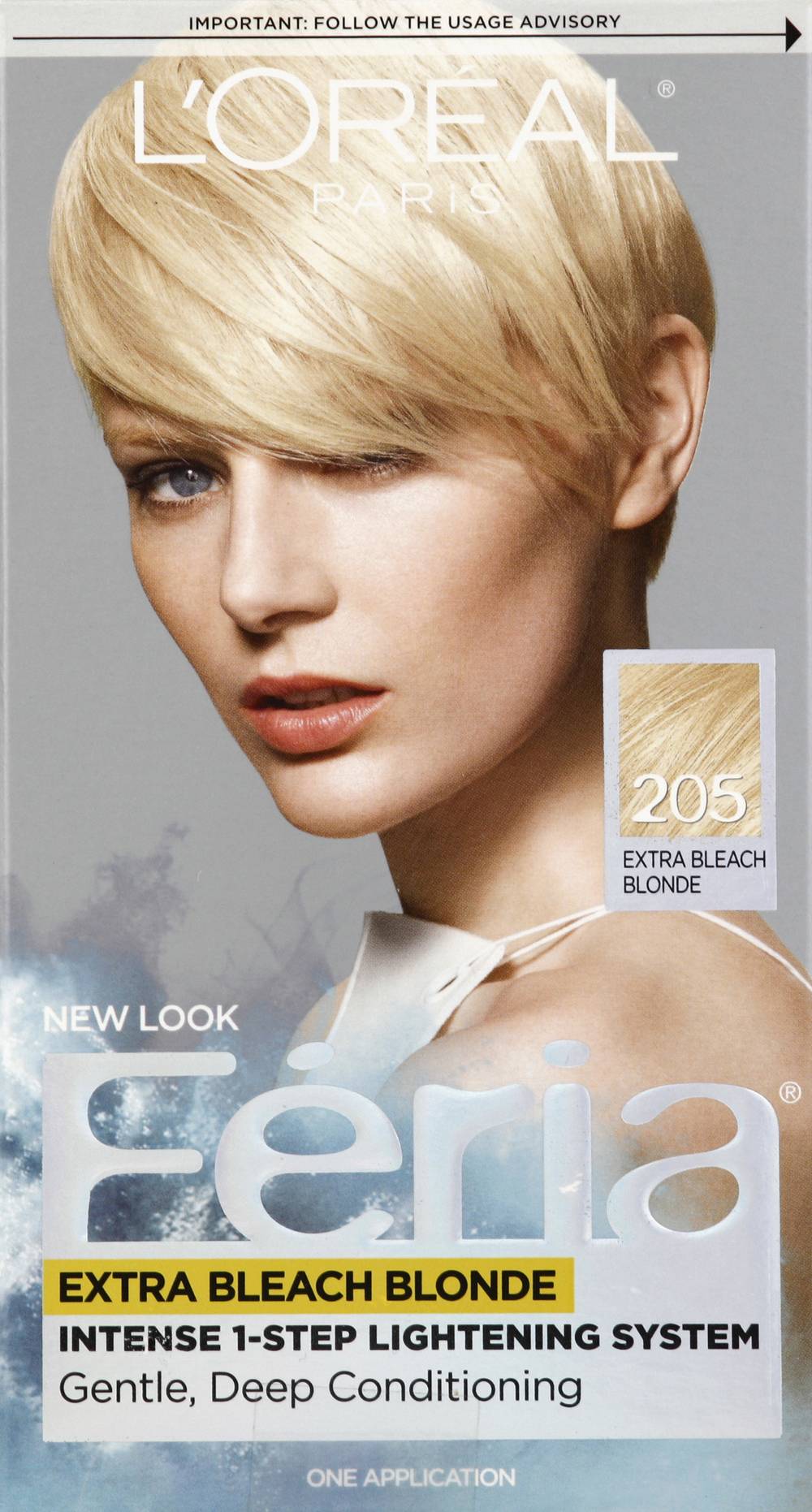 L'Oréal Feria 205 Extra Bleach Blonde Hair Colour (0.9 lbs)