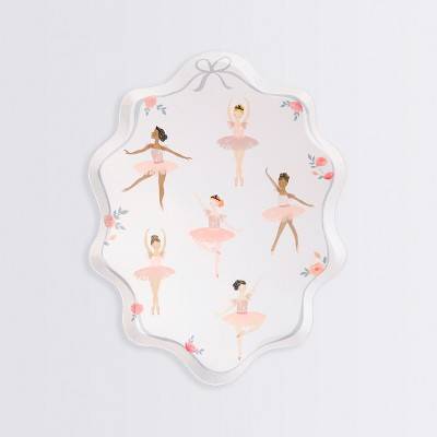 Meri Meri Ballerina Plates (Pack of 8)