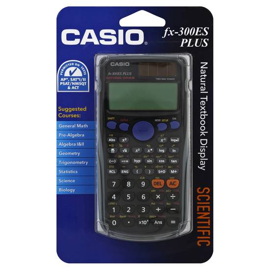 Casio Fx-300Esplus Scientific Calculator Natural Textbook Display