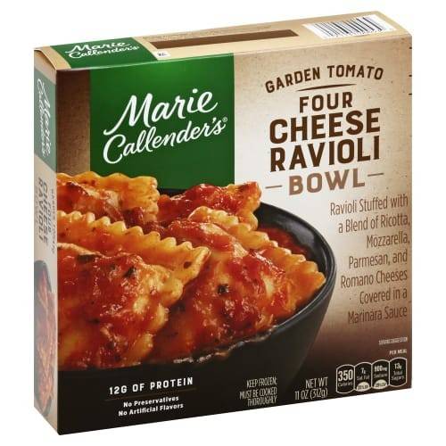 Marie callender's garden tomato four cheese ravioli bowl 