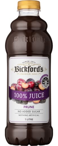 Bickford's No Added Sugar 100% Prune Juice (1L)
