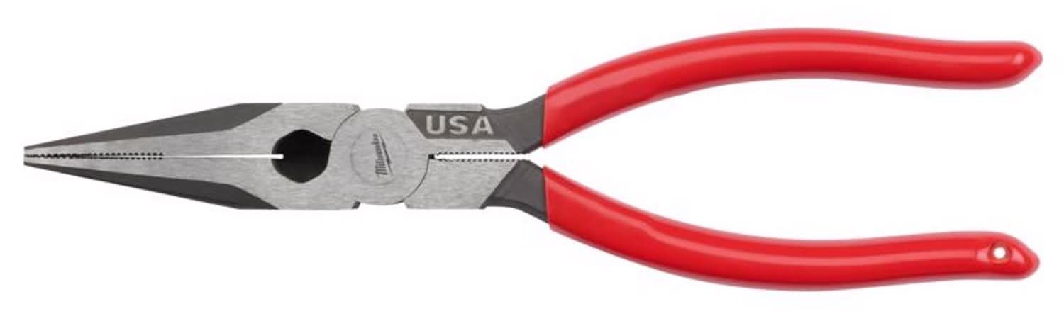 Milwaukee 8.11 In. Forged Steel Long Nose Pliers