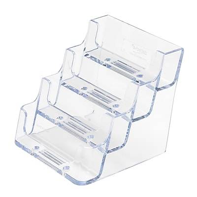 Staples 4 Tier Business Card Holder