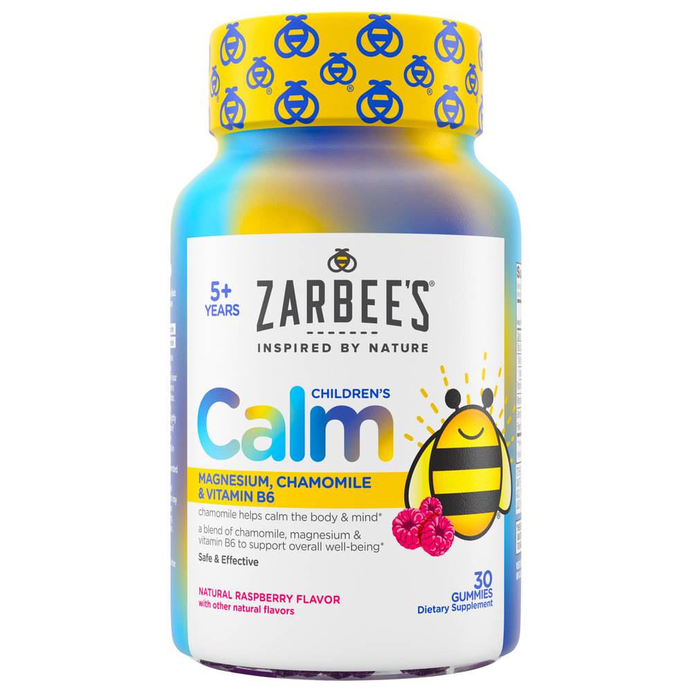 Zarbee's Children's Calm Gummies (natural raspberry)