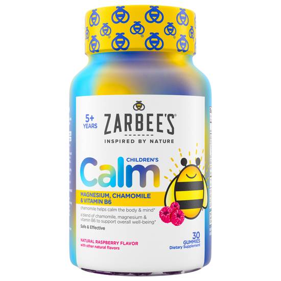 Zarbee's Children's Calm Gummies (natural raspberry)
