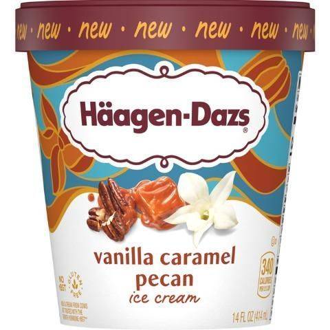 Haagen Dazs Vanilla Caramel Pecan 14oz