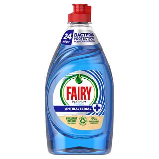 Fairy Antibacterial Washing Up Liquid Eucalyptus 383 ML (Co-op Member Price £1.95 *T&Cs apply)