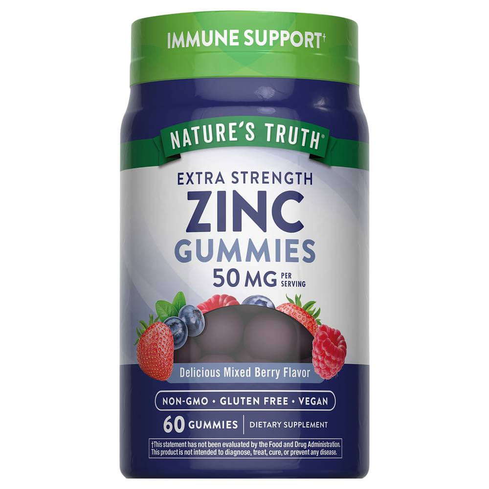 Nature's Truth Extra Strength Zinc Gummies (50 mg)