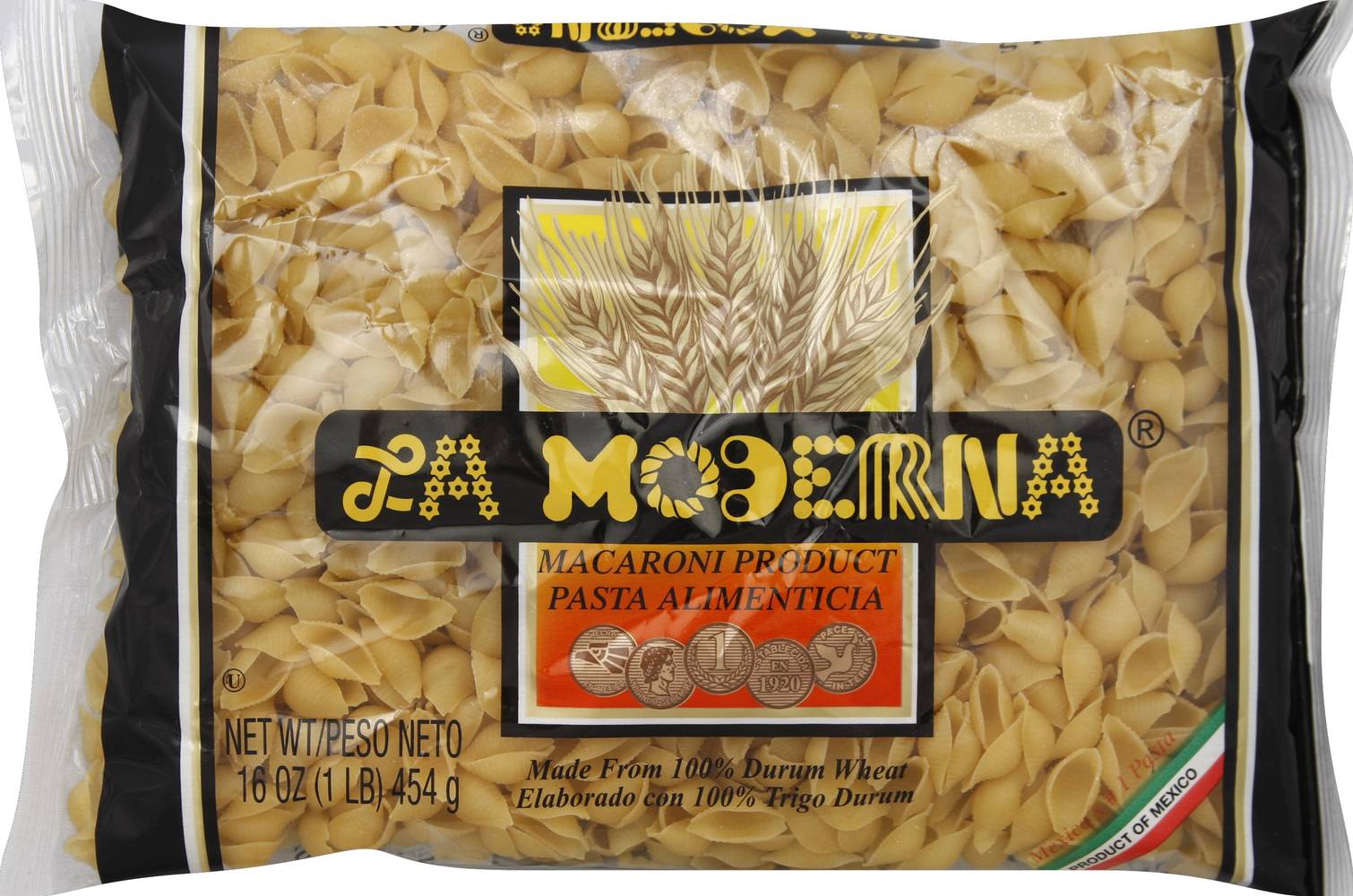 La Moderna Shells Pasta (1 lbs)